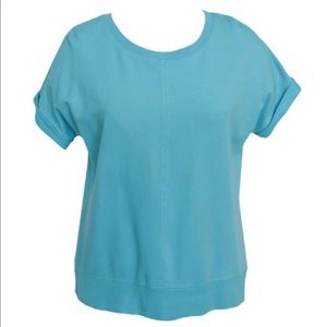 Green Tea Women's Enzyme Wash Short Sleeve Top